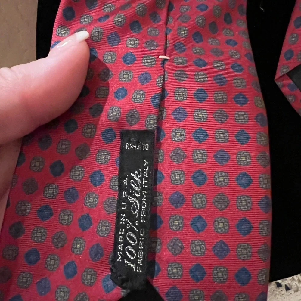 Geoffrey Beene Dress Silk Neck Tie